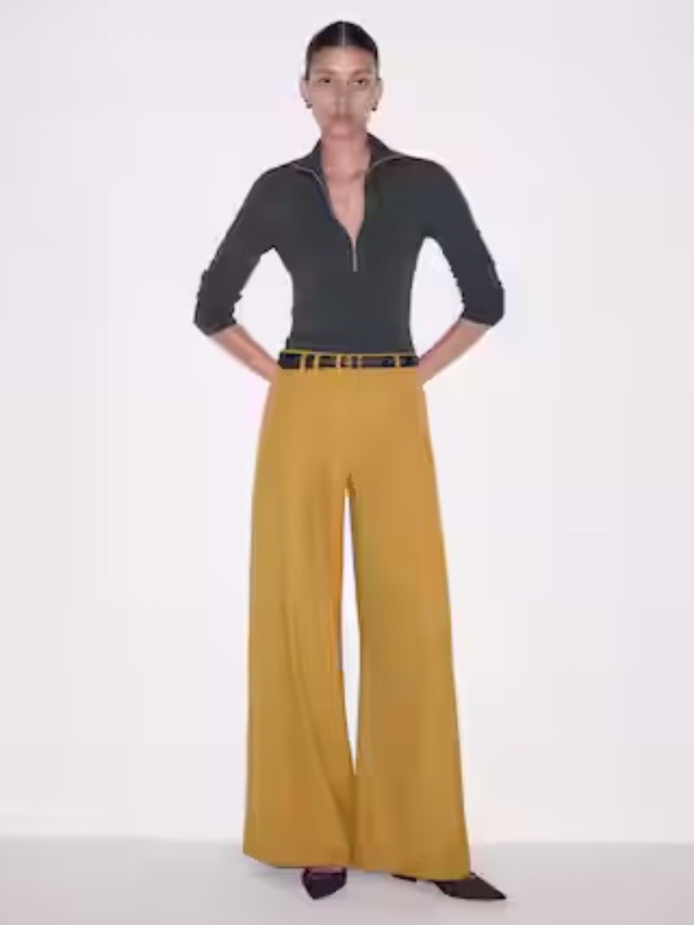 ME+EM NWT Wide Leg Pleat Pant - Size 8